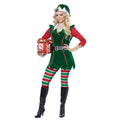 Womens Festive Elf Costume - costume