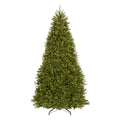 9 ft. Pre-Lit Dunhill Fir Hinged Tree with PowerConnect Clear Lights - holiday-lighting